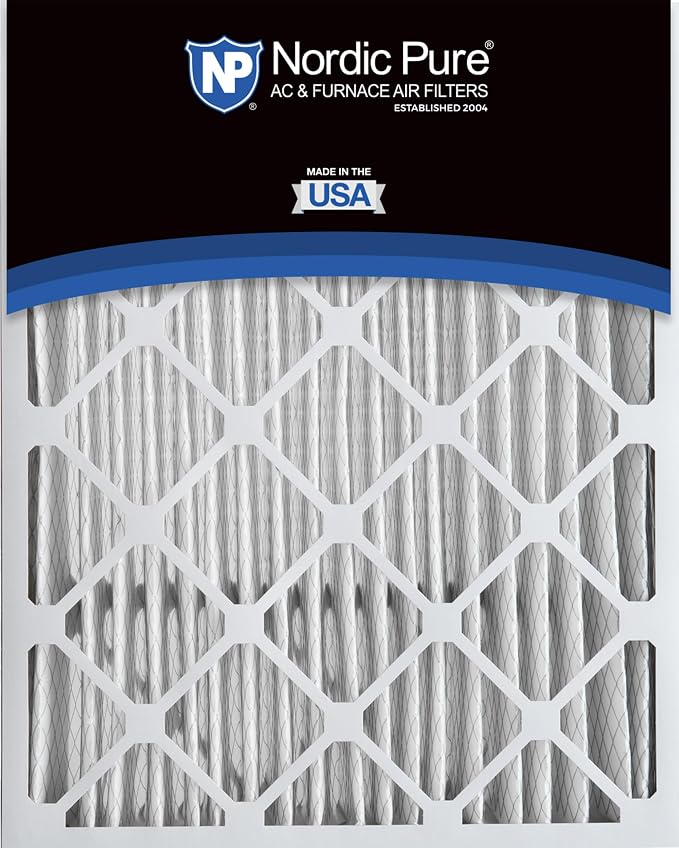 Nordic Pure 20x25x5 Lennox X6673_X6675 Replacement MERV 10 Air Filter 1 Pack