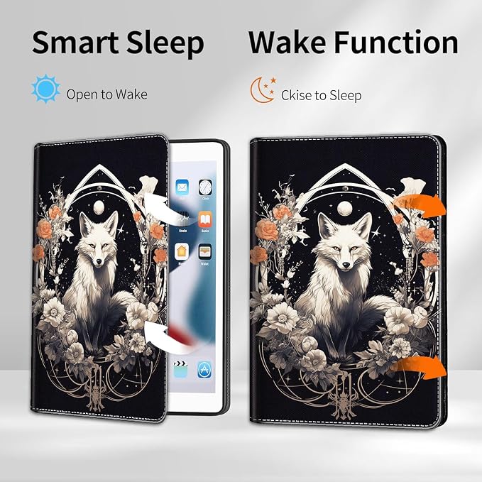 Case for iPad 10.2/10.5，iPad 9th/8th/7th Gen，for iPad 10.2 inch 2021/2020/2019/iPad Air 3rd Gen/Pro 10.5 - Slim Fit Standing Cover with Auto Sleep/Wake，Frog Playing Guitar