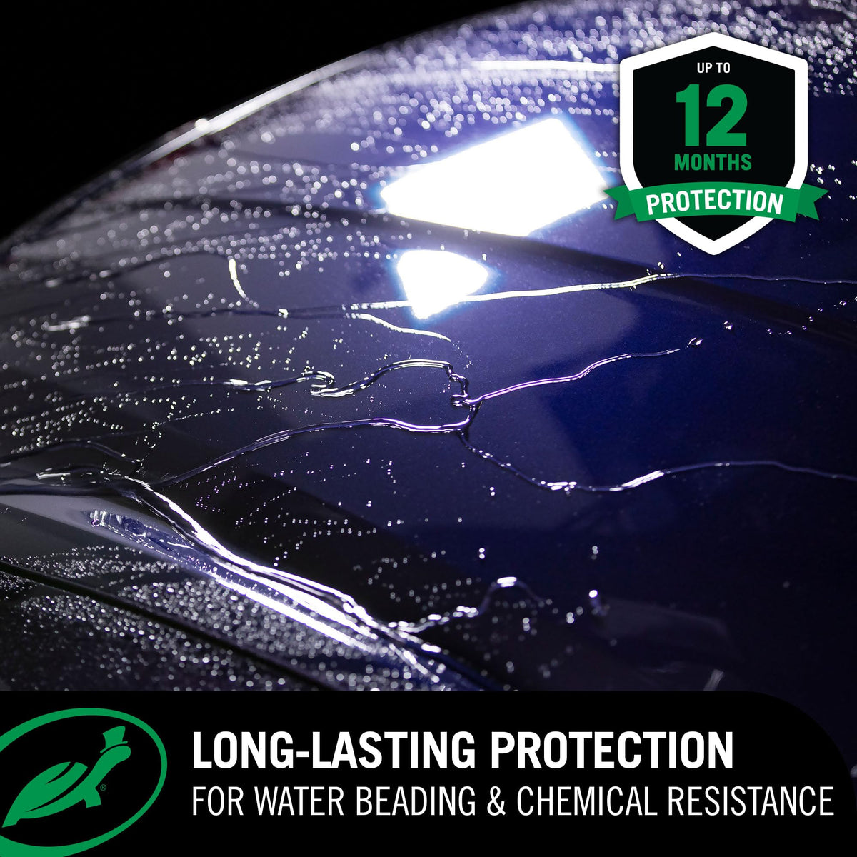 Turtle Wax Hybrid Solutions Ceramic Car Polish and Wax, Light Scratch Remover, Durable Paint Protection, Extreme Water Beading, High Gloss Shine, Hand or Machine Polisher Use, 14 oz (Pack of 1)
