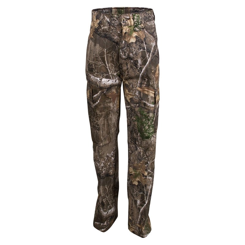 King's Camo Kids Six Pocket Classic Pants Realtree Edge (8, Realtree Edge)