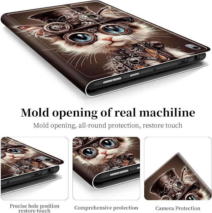 Case for iPad (A16) 11th Generation 11 Inch 2025/ iPad 10th Generation 10.9 Inch 2022 CaseHybrid Slim Multi-Angles Stand Auto Wake/Sleep Cover-Beach Sunset