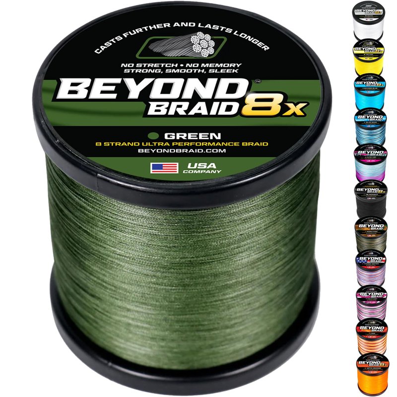 Beyond Braid Green 8X Strand 500 Yards 60lb