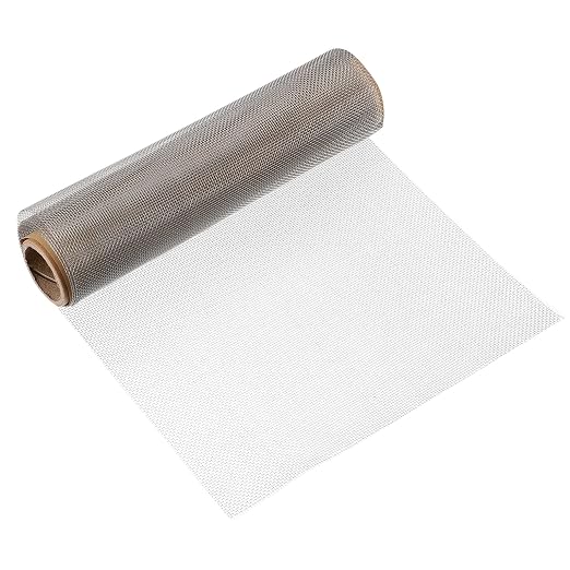 uxcell 16 Mesh 39" x 10" Woven Wire Mesh, 316 Stainless Steel Air Vent Filter