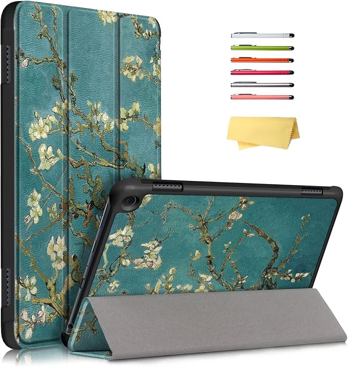 Slim Case for Amazon Fire Max 11 Tablet (13th Generation 2023 Release) Trifold Lightweight Hard Shell PU Leather Stand Folio Protective Cover with Auto Wake/Sleep Colored Graffiti Doodle