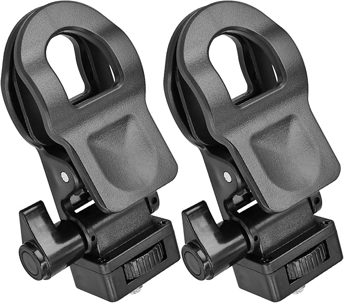 Yeebline Monitor Camera Mount Clip, 2 Pack Monitor Camera Mount Clamp Selfie Light Ring Light Clip with 1/4 Screw Connector, Screen LCD Display Top Fill Light Flash Stand Webcam Holder for Phone