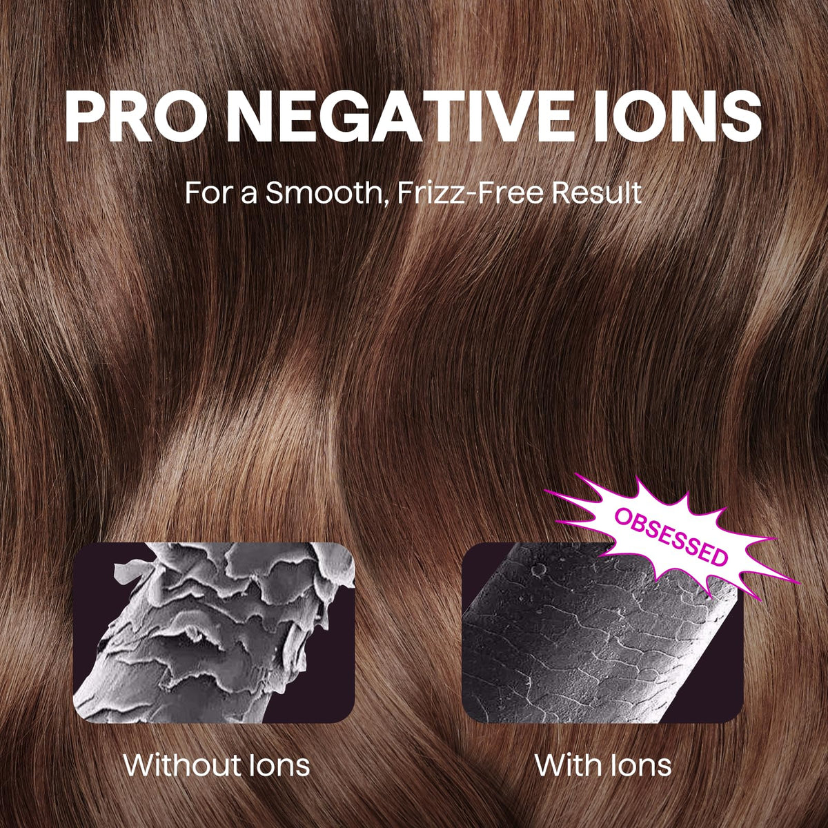 Hair Dryer, Wavytalk Turblow Pro Fast Drying Blow Dryer, High Speed Hair Dryer for Women with 110,000 RPM, Pro Negative Ions for Reduces Damage, Frizz Smoothing, 3 Speeds &3 Temps, One Cool Shot, Pink