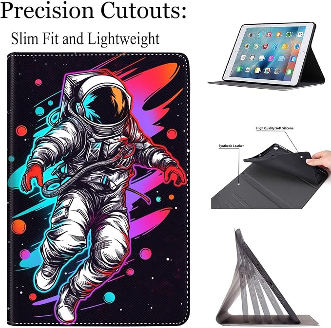 Case for New iPad (A16) 11th Generation 11 Inch 2025for iPad 10th Generation 2022 10.9 Inch Multi-Angle Stand Smart Cover Shockproof with Auto Wake/Sleep Baby Dragon