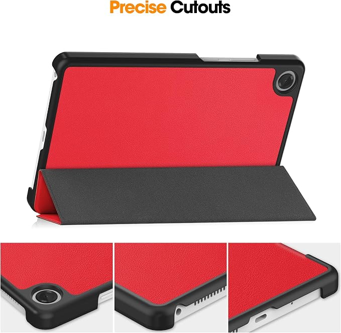 Smart Case for Lenovo Tab One / K9 8.7 Inch 2025 TB305XU/TB305FU Lightweight Trifold Stand Cover Auto Wake Sleep Blackish Green