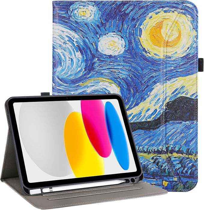 for iPad A16 Case 11 Inch 2025Cover for iPad 10th 11th Generation Case with Pencil HolderBlack