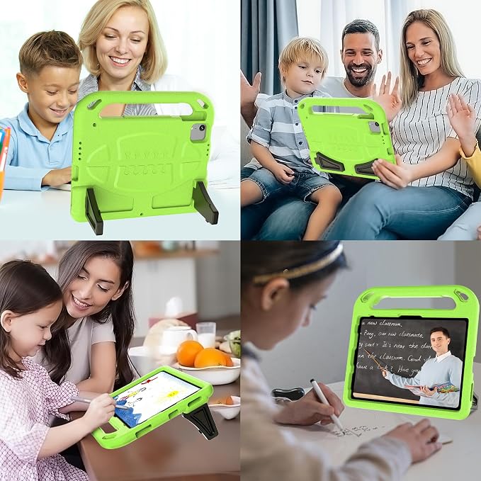 iPad Pro 11 Inch (2024/2022/2021/20202018) Heavy Duty Protective CaseKids Case for New iPad 11th Gen (A16) 11-inch 2025 &amp 10th gen10.9 2022 &amp Air 11 2025/2024 &amp Air 5th/4th -Black
