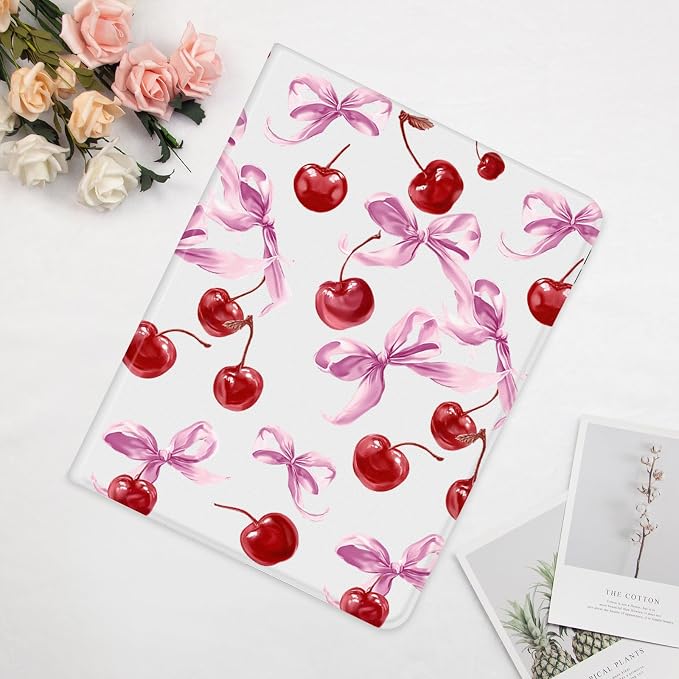 Cute Maple Bear Case for 10.2 iPad 2019/2020/2021(7th/8th/9th Gen) with Pencil Holder Auto Wake/Sleep Leather Soft TPU Back Cover for Women Girls