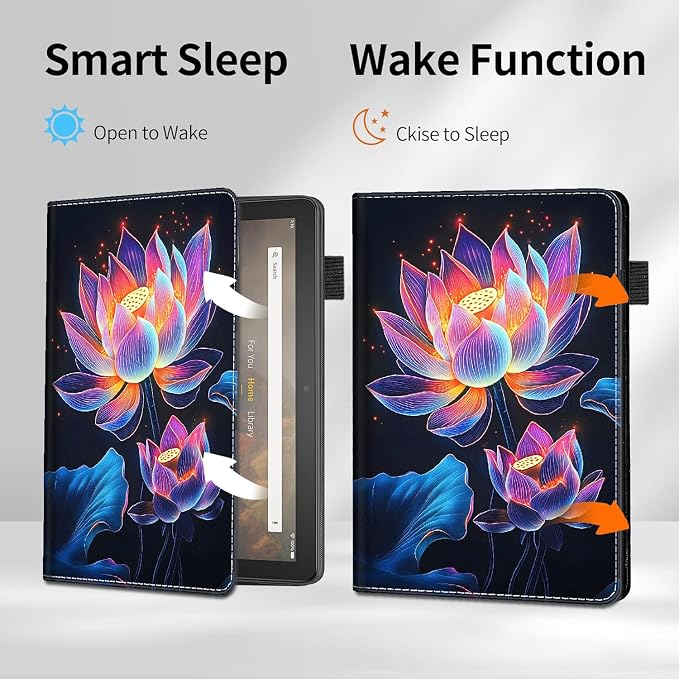 Case for Amazon Kindle Fire Max 11 Tablet (13th Generation 2023 Release) - Slim Fit Standing Cover with Auto Sleep/Wake for All-New Fire 11 Max Tablet Peach Blossom