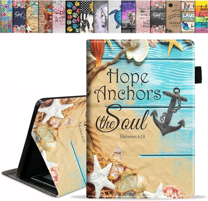 Case for Kindle Fire HD 10 Tablet 10.1 (9th/7th Generation 2019/2017 Release) - Slim PU Leather Stand Flip Cover with Card Slot &amp Pencil Holder Basketball Surface