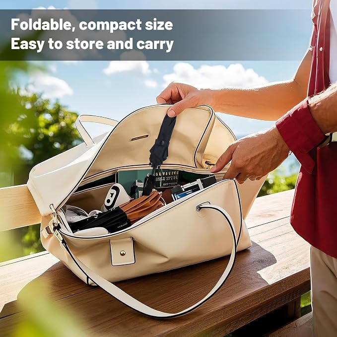 Mini Clip-on Phone Umbrella for Sun Flexible Adjustable Handle Cell Phone Umbrellas Sun Shade Protects from Sunlight and Glare Universal Fit for All Smartphones Black