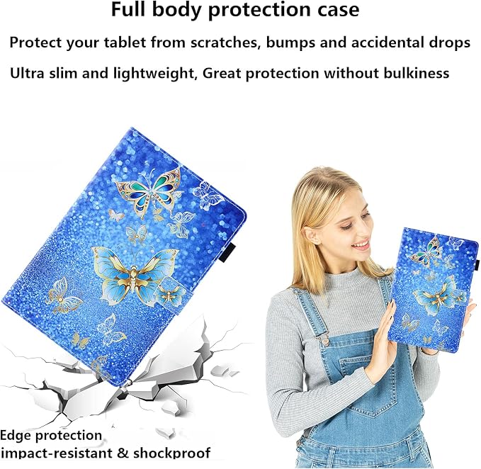 for Galaxy Tab A 8.4 Case 2020 Model (SM-T307/T307U) with Pencil Holder Pockets Multi-Angle Viewing Folio Stand PU Leather Shockproof TPU Cover for Samsung Tab A 8.4 T307 Black Rose Flower