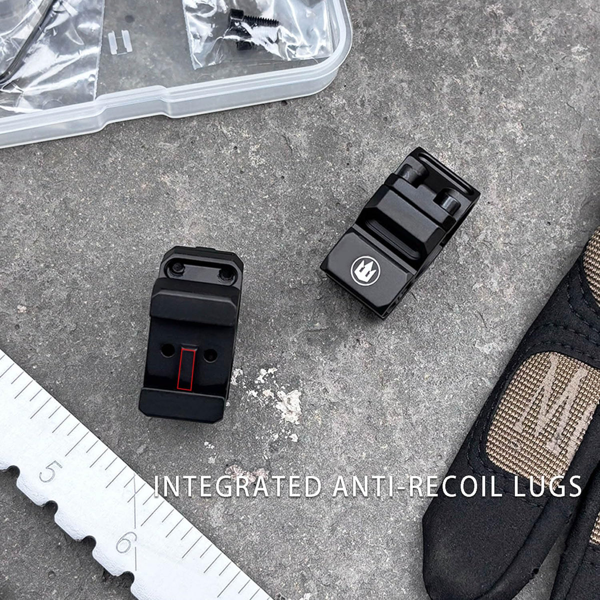 Triton ZeroShift High Performance Series Scope Rings (1 in, 0.80" Center Height)