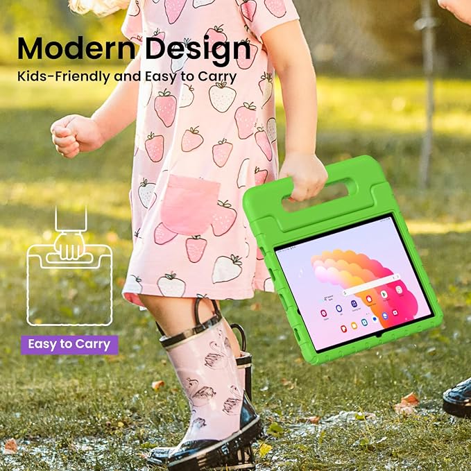 Kids Case for Samsung Galaxy Tab A11+/A9+ Plus 11 Inch 2025/2023 Tablet | Foldable handle highly durable odorless and easy to install suitable for children's learning and play.