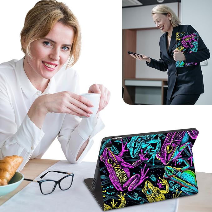 Slim Case for Samsung Galaxy Tab S11 5G 11 Inch (2025) PU Leather Tablet Cases Flip Folio Multi-Angle Viewing Stand Protective Smart Shell Cover with Auto Wake/Sleep A Crow Skull