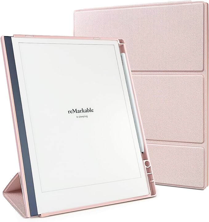 Case for 10.3 Remarkable 2 Tablet with Pen Holder and Multi-Angle Foldable Stand Feature Compatible with Remarkable 2 Paper Tablet 10.3 2020 Released