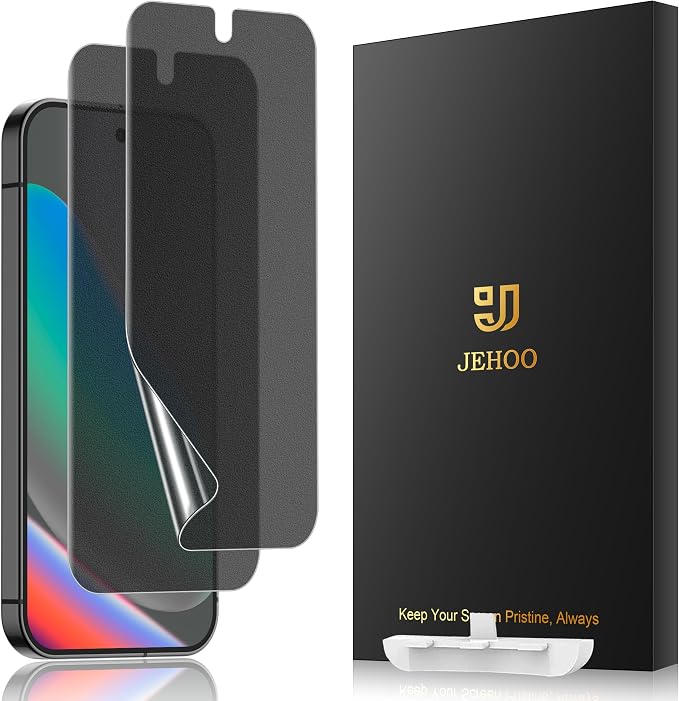 [2 Pack] Anti Glare Matte Privacy TPU Screen Protector for Google Pixel 10 (Not Glass) Fingerprint Sensor Compatible Full Adhesive Flexible Film Easy Installation