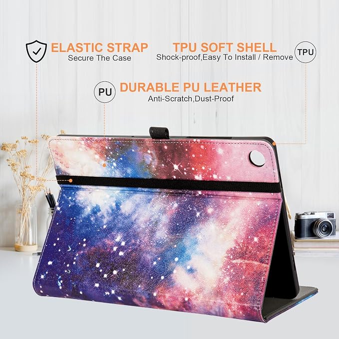 for Samsung Galaxy Tab A11 Plus Case Multiangle Stand for Samsung Tab A11+ Cover Tablet 11 InchBlack