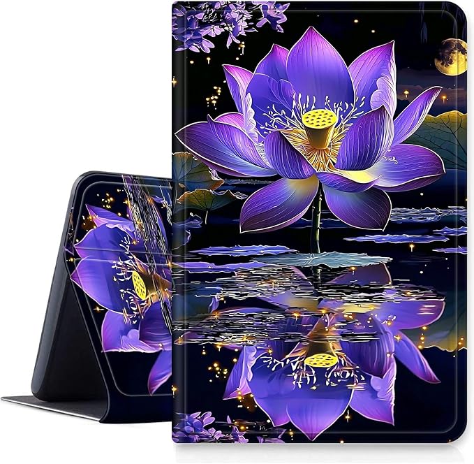 DIGTIALLL Case for Amazon Kindle Fire 7 Inch Tablet (9th/7th/5th Generation 2019/2017/2015 Release) PU Leather Smart Protective Cover with Auto Sleep/WakeBeach Palm Trees