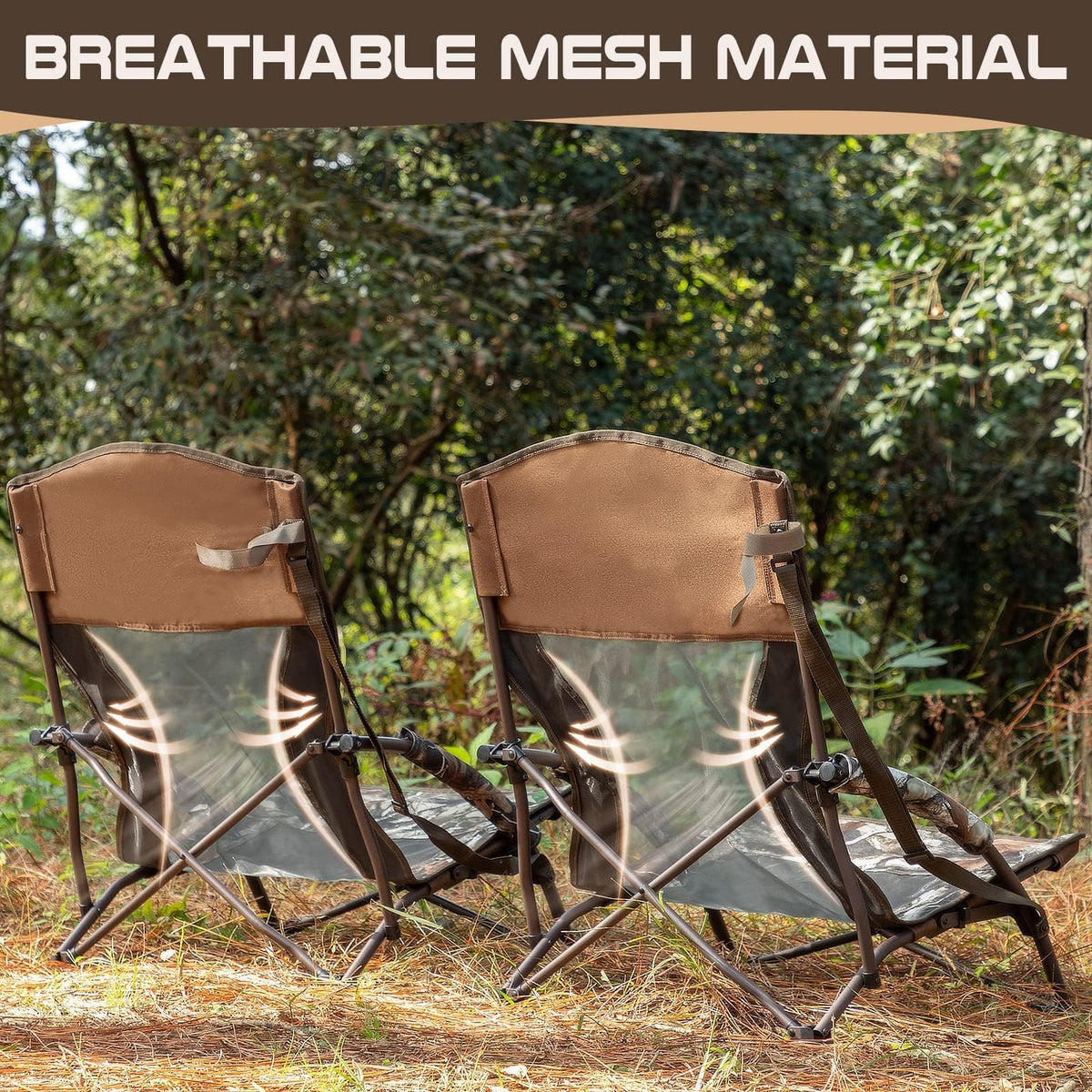 TR Low Camping Chair,Turkey Chairs for Hunting Lightweight Heavy Duty