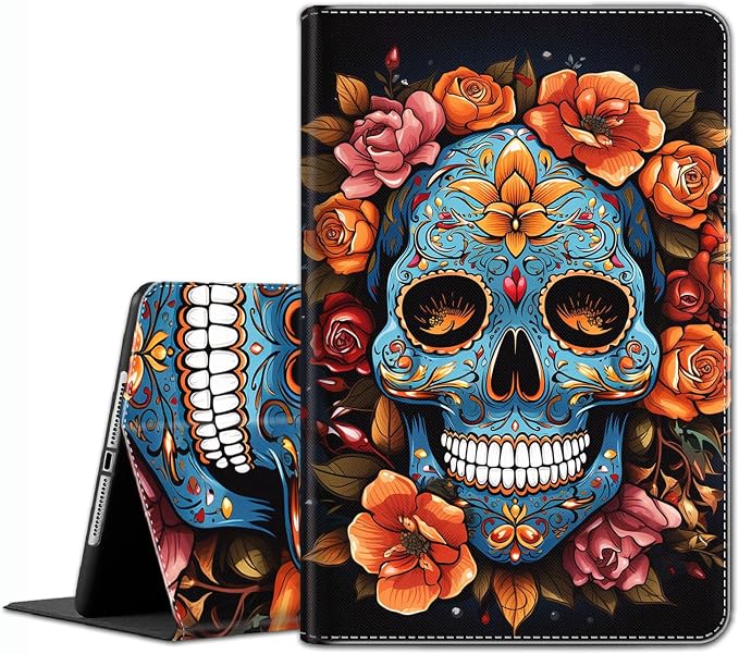 Case for iPad Pro 11 Inch 2022/2021/2020/2018 iPad Air 5th / 4th Gene 10.9 Inch (2022/2020) - Slim Fit Standing Cover with Auto Sleep/Wake，Astronaut Guitar