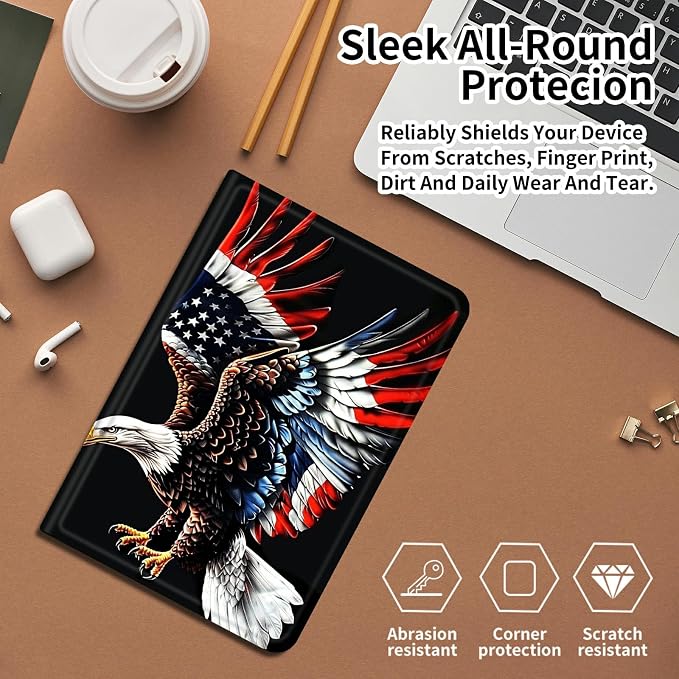 Case for Amazon Fire 7 Tablet 2019/2017 Release 9th/7th Generation PU Leather Smart Protective Cover with Auto Sleep/Wake for Fire 7 2019Beautiful Sunset