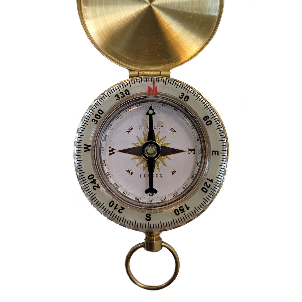 Glow in the Dark Brass Pocket Compass for Kids – Waterproof Navigation Tool for Camping, Hiking, Backpacking, Orienteering, Hunting, Survival Gear, Outdoor Safety & Adventure Gift