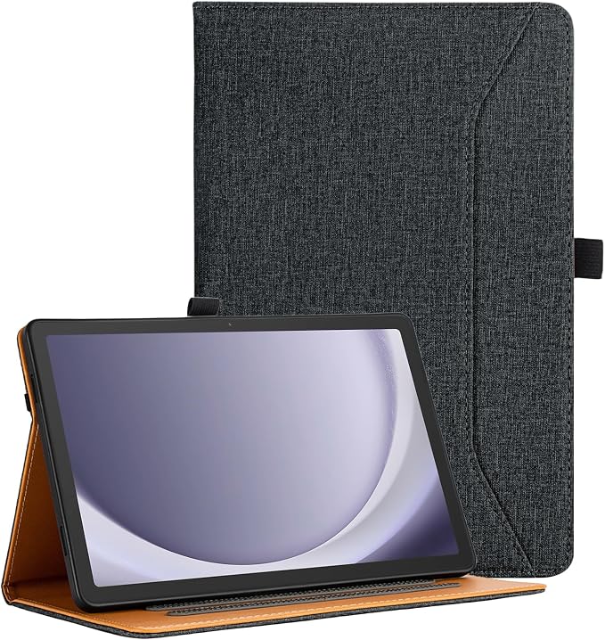 for Samsung Galaxy Tab A9 Plus Case Multiangle Stand for Samsung Tab A9 Plus Tablet Case 11 Inch SM-X210/SM-X216/SM-X218Black