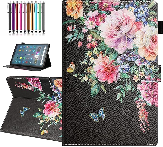Case for Amazon Fire Max 11 Tablet (13th Generation 2023 Release) Auto Wake/Sleep Premium PU Leather Folding Stand Cover with Pen Holder &amp Multiple Viewing Angles - Beach