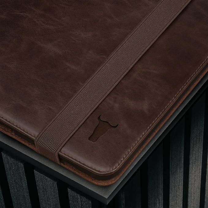 TORRO Case Compatible with iPad Air 11 M4 (2026) M3 (2025) &amp M2 (2024) and iPad Air 5th / 4th Gen - Leather Folio Cover Stand Apple Pencil Charging Auto Wake/Sleep (Black)