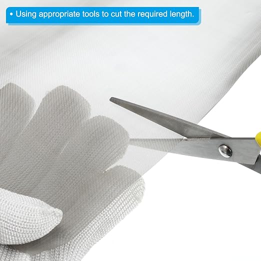 PATIKIL 40" L x 16" W Woven Wire Mesh, 100 Mesh 304 Stainless Steel Air Vent