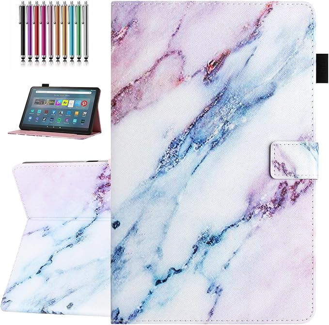 Case for Amazon Fire Max 11 Tablet (13th Generation 2023 Release) Auto Wake/Sleep Premium PU Leather Folding Stand Cover with Pen Holder &amp Multiple Viewing Angles - Beach