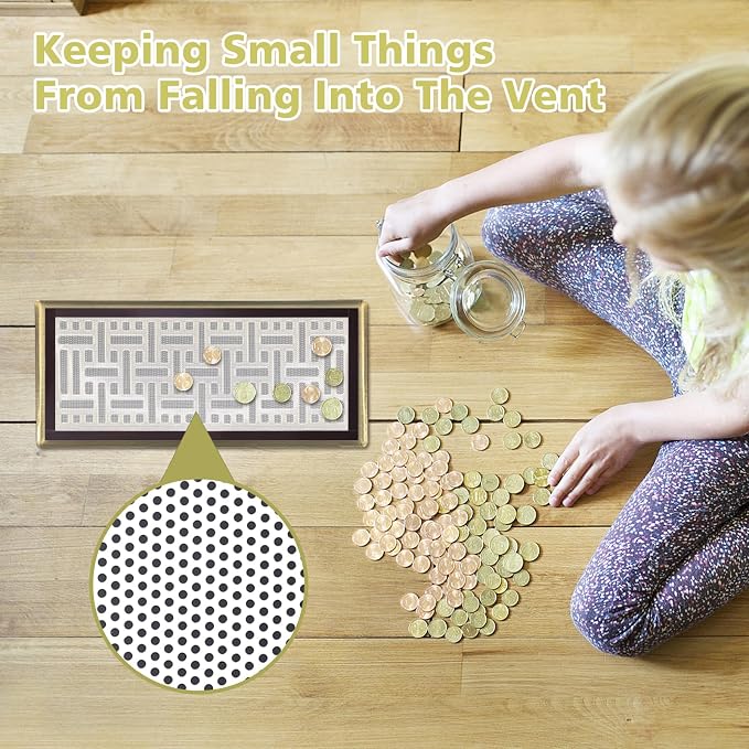 4 Pack 40cm x 30cm Magnetic Floor Vent Cover