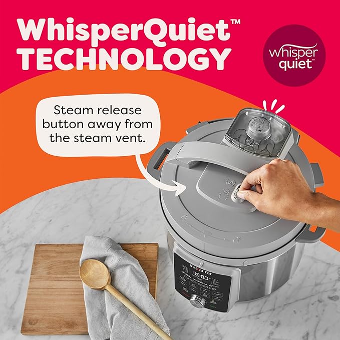 Instant Pot Duo Plus 8 Qt 9-in-1 Electric Pressure Cooker, WhisperQuiet