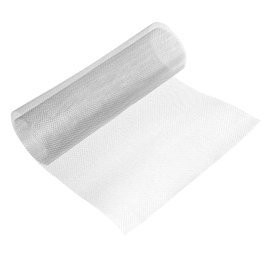 uxcell 12 Mesh 39" x 12" Woven Wire Mesh, 304 Stainless Steel Air Vent Filter