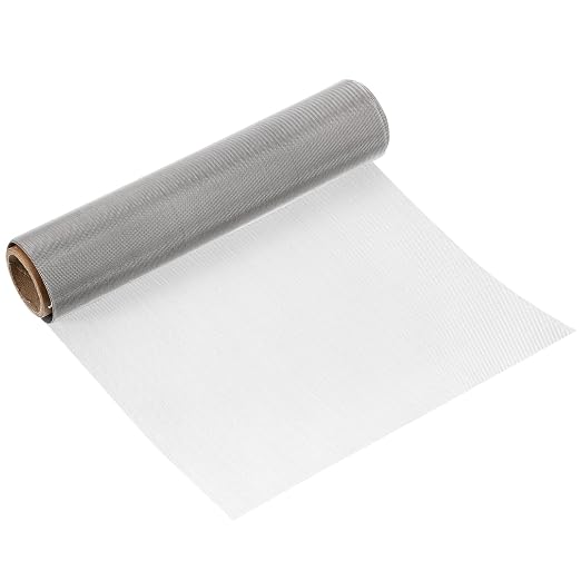 uxcell 40 Mesh 79" x 10" Woven Wire Mesh, 304 Stainless Steel Air Vent Filter