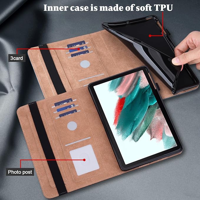 Case for Amazon Fire HD 10 and 10 Plus Tablet (13th/11th Generation 2023/2021 Release)PU Leather Slim Fit Folding Stand Cover - Brown Owl