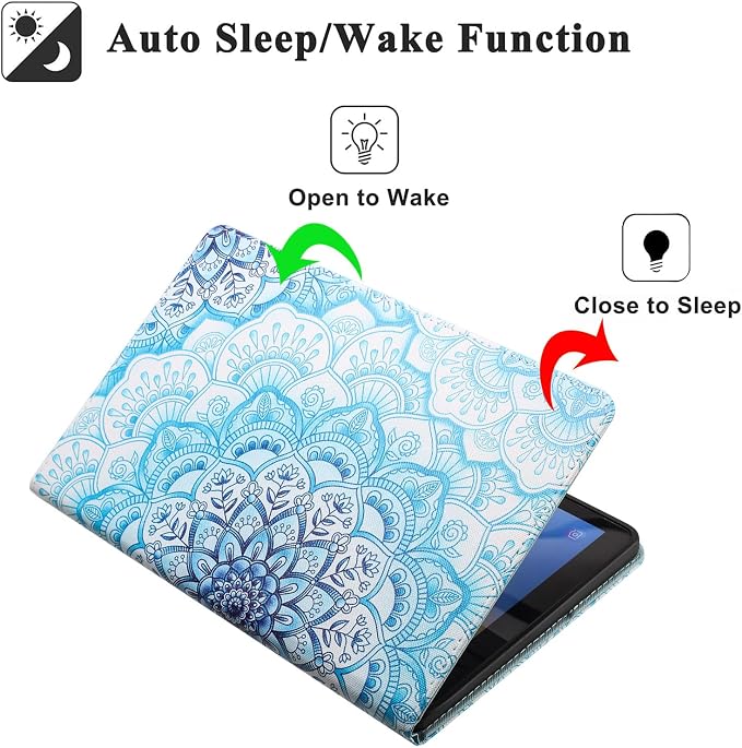 Case for Amazon Fire Max 11 Tablet (13th Generation 2023 Release) Auto Wake/Sleep Premium PU Leather Folding Stand Cover with Pen Holder &amp Multiple Viewing Angles - Beach