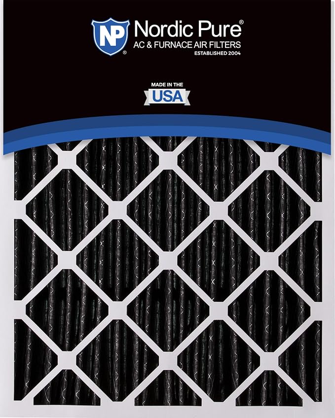 Nordic Pure 20x25x5 Lennox X6673 X6675 Replacement Air Filter MERV 8 + Carbon 1