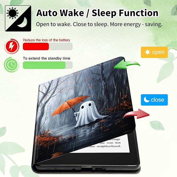 Case for 10.2 Kindle Scribe (2024/2022 Release) Slim PU Leather Lightweight Adjustable Stand Smart Shell Cover with Auto Wake/Sleep for 10.2 Amazon Kindle Scribe E-ReaderA Dog