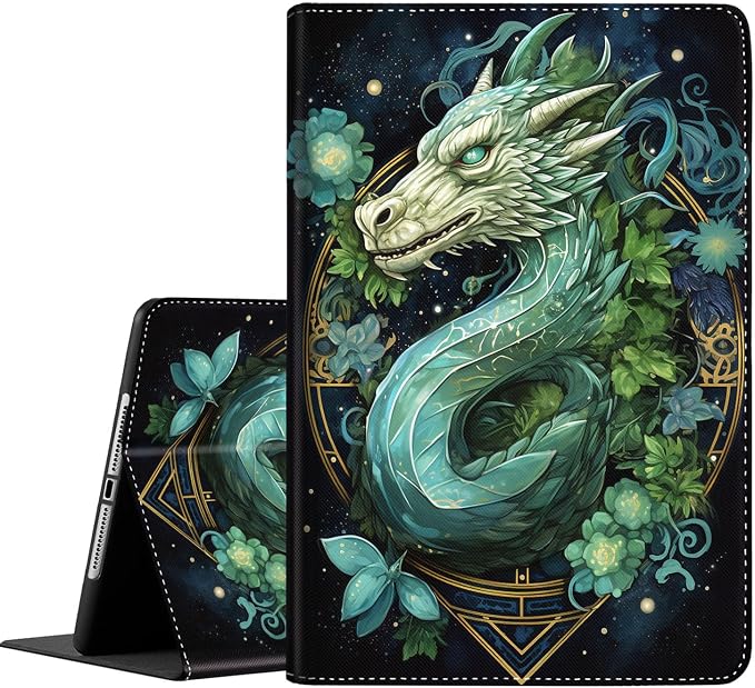 Case for iPad (A16) 11th Generation 11 Inch (2025) for iPad 10th Generation 10.9 Inch (2022) Slim Folding Stand Cover with Auto Wake/Sleep Watercolor Sea Turtle