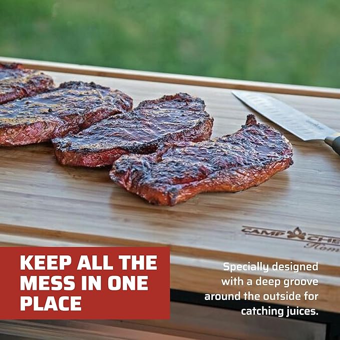 Camp Chef Bamboo Cutting Board, 18x26 in.