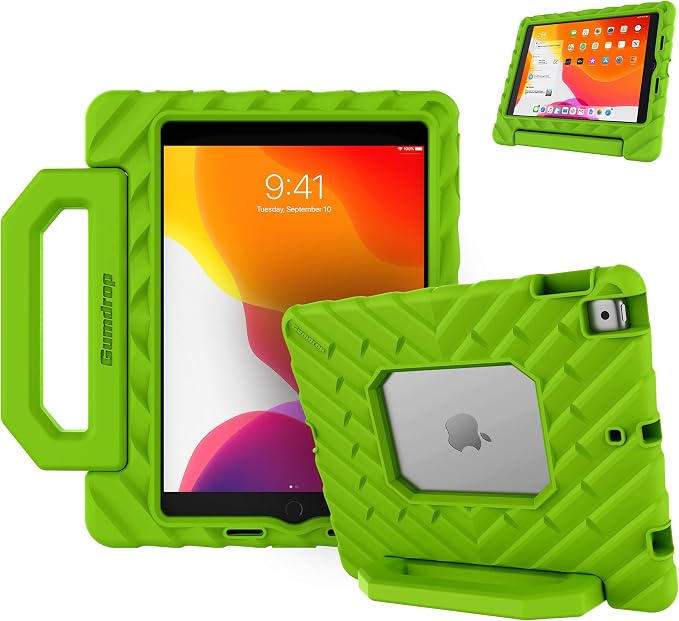 Gumdrop FoamTech Rugged case Fits Apple iPad 11th Generation (A16) &amp 10th Gen 10.9 inch Drop Tested Cover - Black