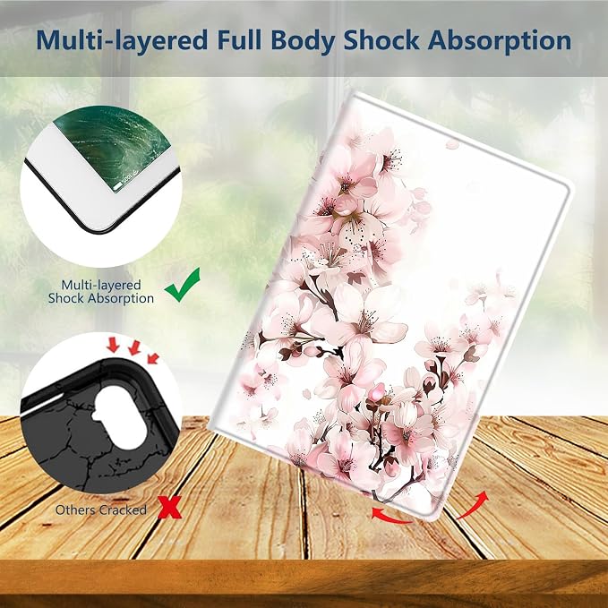 Slim Case for Samsung Galaxy Tab S11 5G 11 Inch (2025) PU Leather Tablet Cases Flip Folio Multi-Angle Viewing Stand Protective Smart Shell Cover with Auto Wake/Sleep A Crow Skull