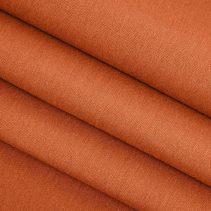 RSH Décor Sunbrella Outdoor Throw Pillows – Set of 4, 20" x 20" – Fade & Water-Resistant Performance Fabric with Plush Inserts – Handcrafted Patio, Porch, Sofa Accent Cushions (Canvas Rust)