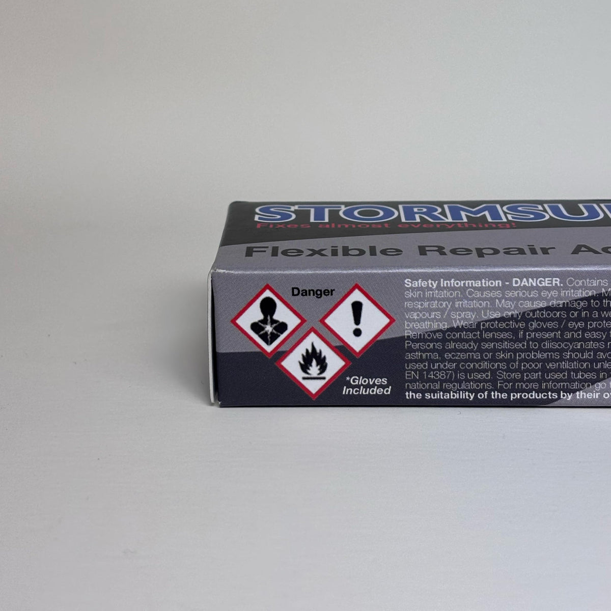Stormsure Flexible Repair Adhesive (3x5g) (Black) - Strong, Highly Durable Bonding Adhesive for Waterproof, Flexible Repairs