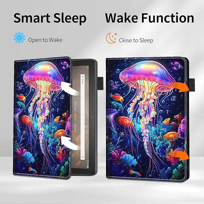 Case for Amazon Kindle Fire Max 11 Tablet (13th Generation 2023 Release) - Slim Fit Standing Cover with Auto Sleep/Wake for All-New Fire 11 Max Tablet Peach Blossom